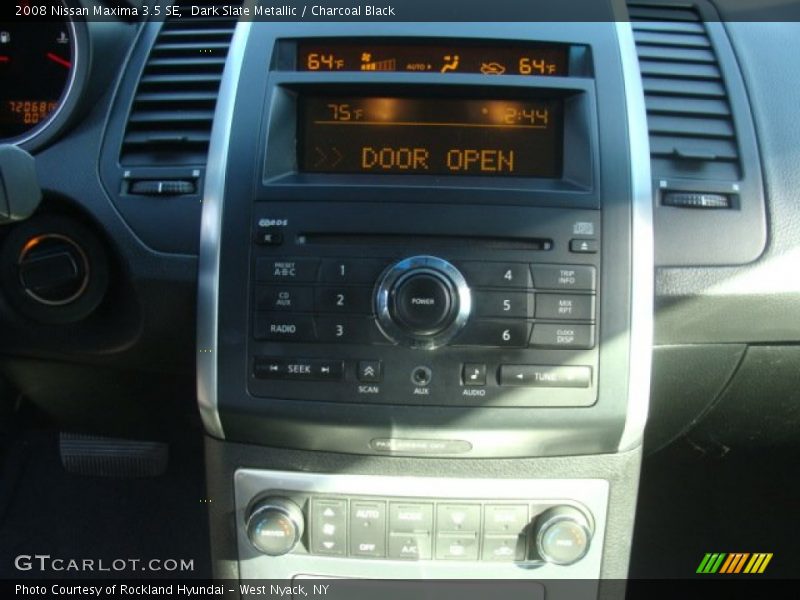 Dark Slate Metallic / Charcoal Black 2008 Nissan Maxima 3.5 SE