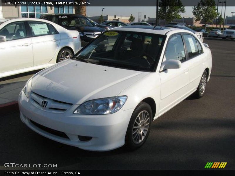 Taffeta White / Ivory 2005 Honda Civic EX Sedan