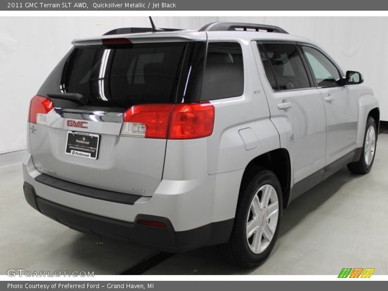 Quicksilver Metallic / Jet Black 2011 GMC Terrain SLT AWD