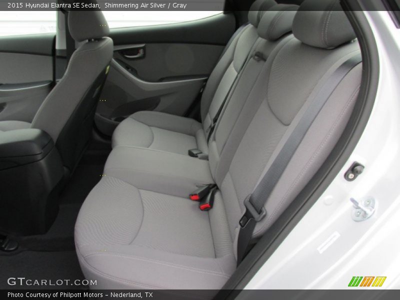 Shimmering Air Silver / Gray 2015 Hyundai Elantra SE Sedan