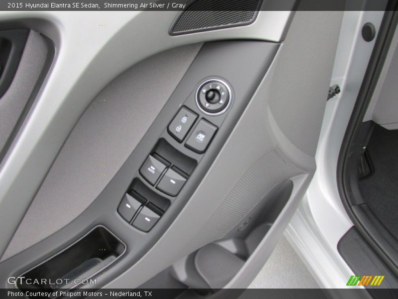 Shimmering Air Silver / Gray 2015 Hyundai Elantra SE Sedan