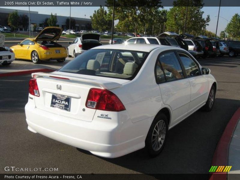 Taffeta White / Ivory 2005 Honda Civic EX Sedan