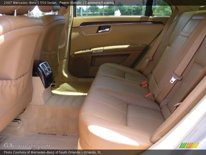 Pewter Metallic / Cashmere/Savanna 2007 Mercedes-Benz S 550 Sedan