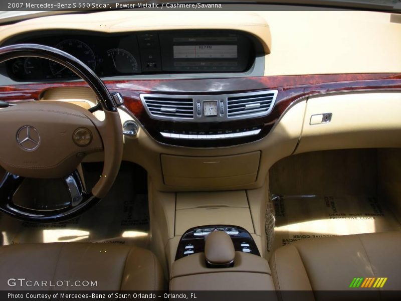 Pewter Metallic / Cashmere/Savanna 2007 Mercedes-Benz S 550 Sedan