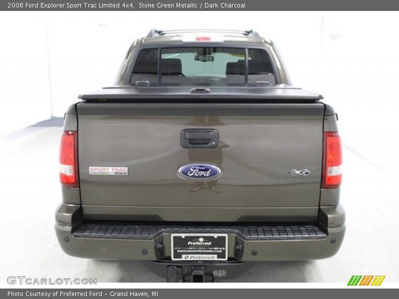 Stone Green Metallic / Dark Charcoal 2008 Ford Explorer Sport Trac Limited 4x4