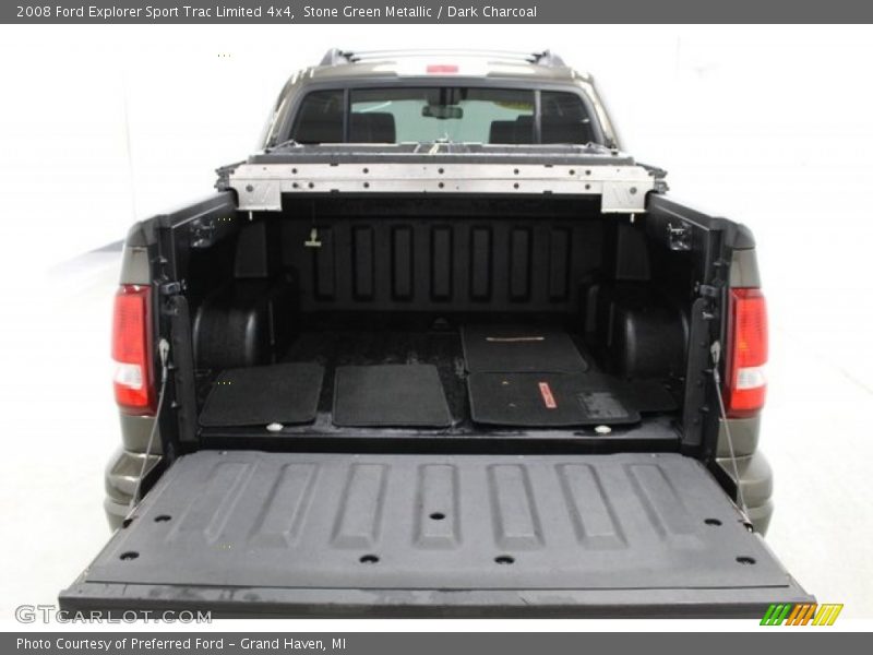 Stone Green Metallic / Dark Charcoal 2008 Ford Explorer Sport Trac Limited 4x4