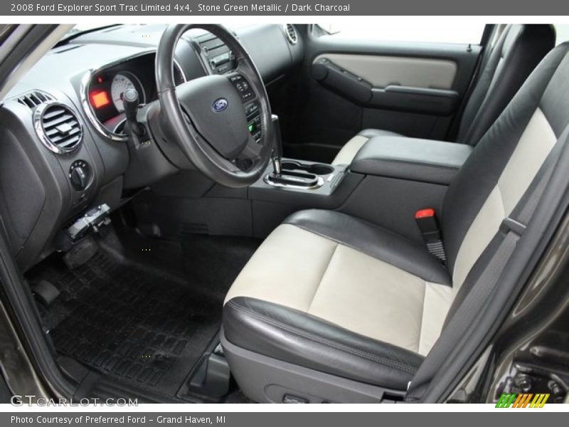 Stone Green Metallic / Dark Charcoal 2008 Ford Explorer Sport Trac Limited 4x4