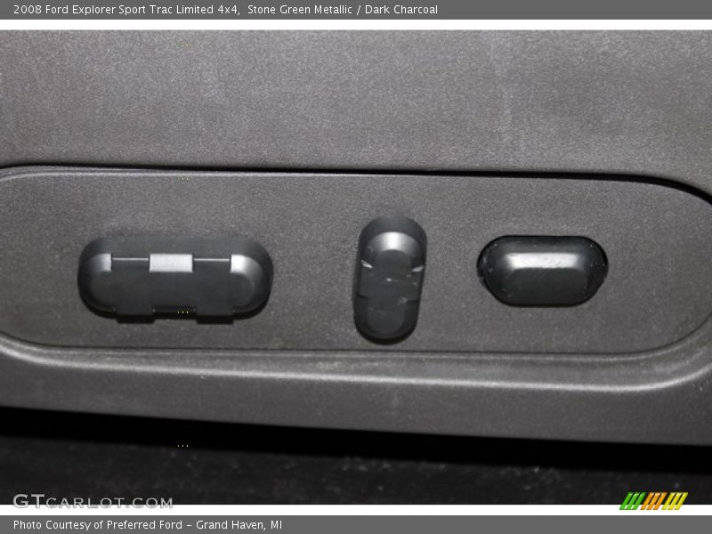 Stone Green Metallic / Dark Charcoal 2008 Ford Explorer Sport Trac Limited 4x4