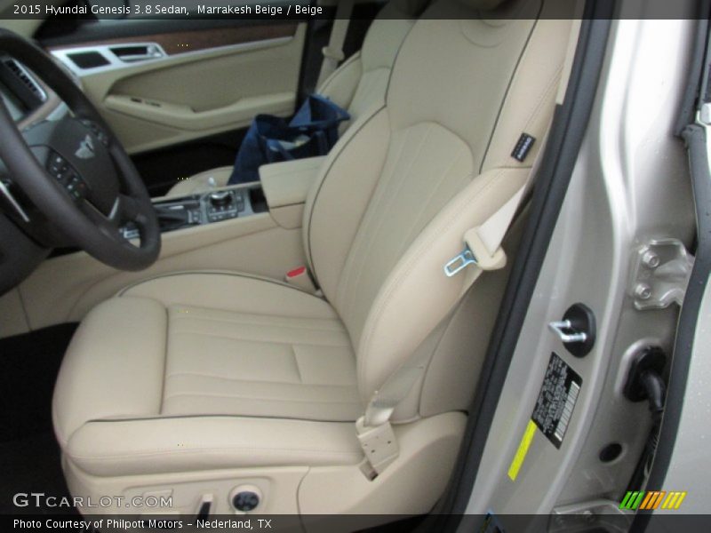 Marrakesh Beige / Beige 2015 Hyundai Genesis 3.8 Sedan