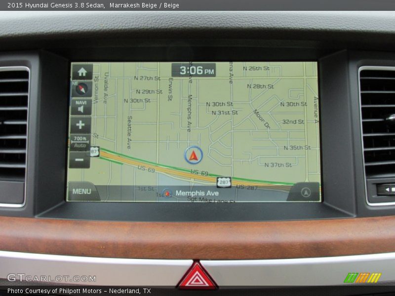 Marrakesh Beige / Beige 2015 Hyundai Genesis 3.8 Sedan
