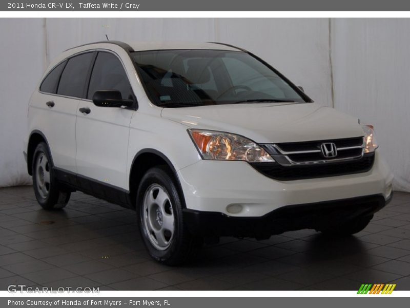 Taffeta White / Gray 2011 Honda CR-V LX