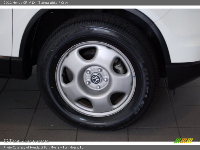 Taffeta White / Gray 2011 Honda CR-V LX
