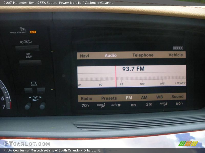 Pewter Metallic / Cashmere/Savanna 2007 Mercedes-Benz S 550 Sedan