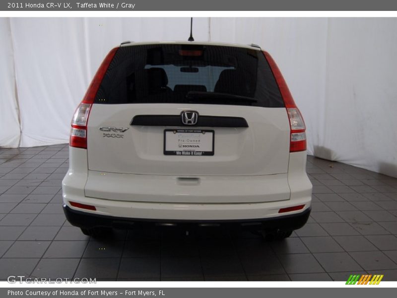 Taffeta White / Gray 2011 Honda CR-V LX