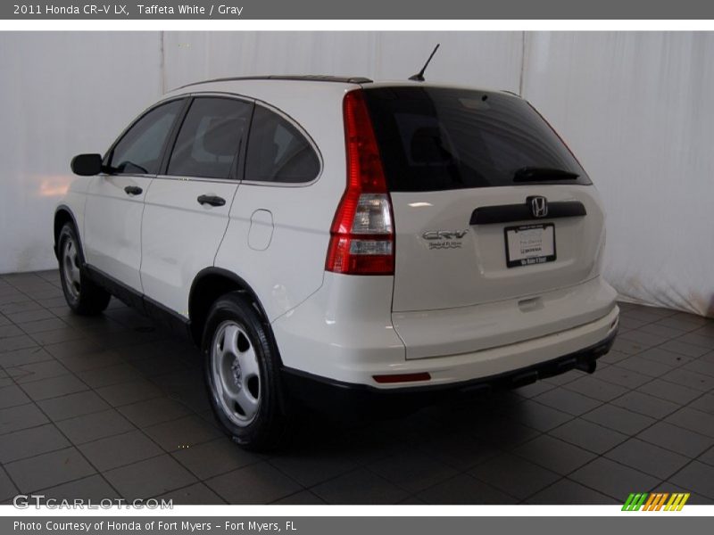 Taffeta White / Gray 2011 Honda CR-V LX