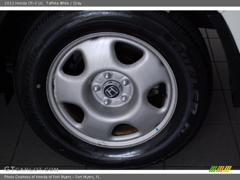 Taffeta White / Gray 2011 Honda CR-V LX