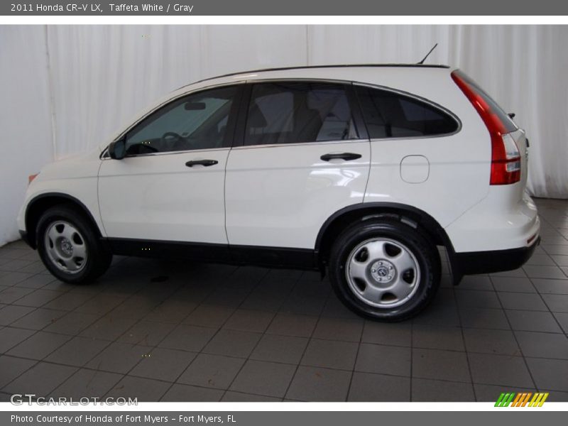 Taffeta White / Gray 2011 Honda CR-V LX