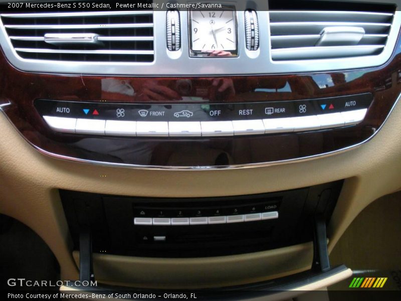Pewter Metallic / Cashmere/Savanna 2007 Mercedes-Benz S 550 Sedan