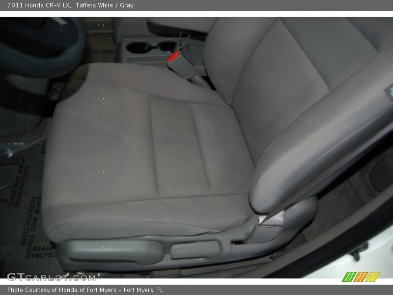 Taffeta White / Gray 2011 Honda CR-V LX