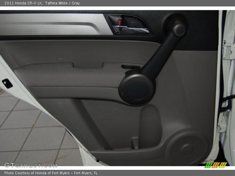Taffeta White / Gray 2011 Honda CR-V LX