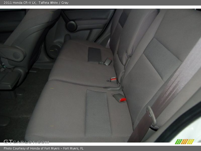 Taffeta White / Gray 2011 Honda CR-V LX