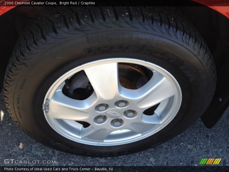 Bright Red / Graphite 2000 Chevrolet Cavalier Coupe