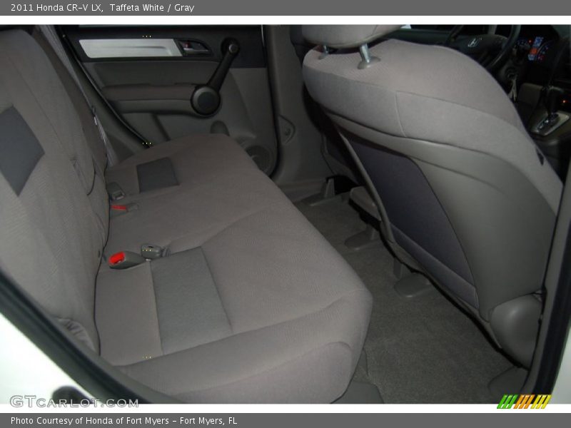 Taffeta White / Gray 2011 Honda CR-V LX