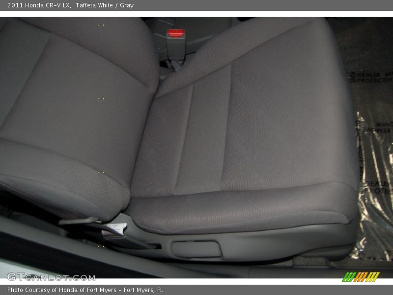 Taffeta White / Gray 2011 Honda CR-V LX