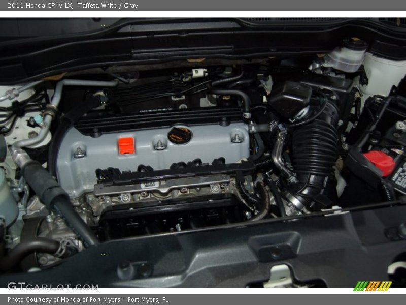 Taffeta White / Gray 2011 Honda CR-V LX