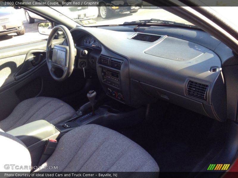 Bright Red / Graphite 2000 Chevrolet Cavalier Coupe