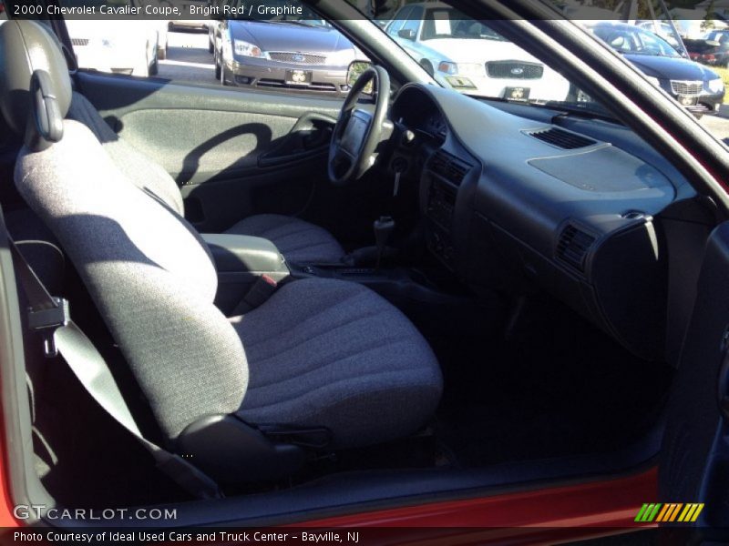 Bright Red / Graphite 2000 Chevrolet Cavalier Coupe