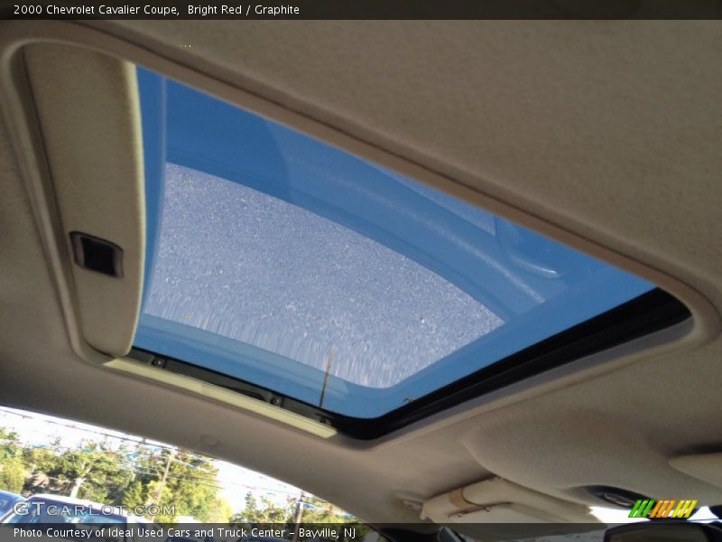 Bright Red / Graphite 2000 Chevrolet Cavalier Coupe