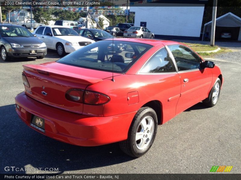 Bright Red / Graphite 2000 Chevrolet Cavalier Coupe