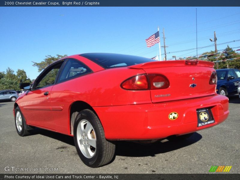 Bright Red / Graphite 2000 Chevrolet Cavalier Coupe