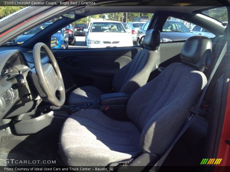 Bright Red / Graphite 2000 Chevrolet Cavalier Coupe