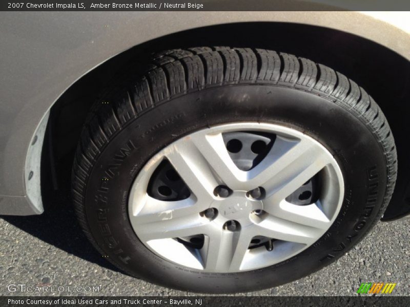 Amber Bronze Metallic / Neutral Beige 2007 Chevrolet Impala LS