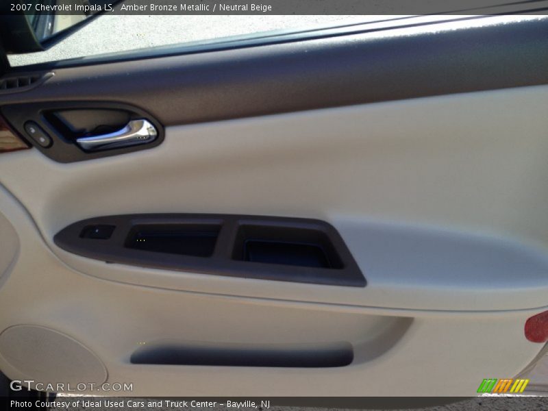 Amber Bronze Metallic / Neutral Beige 2007 Chevrolet Impala LS