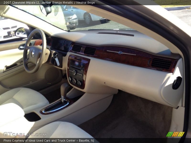 Amber Bronze Metallic / Neutral Beige 2007 Chevrolet Impala LS