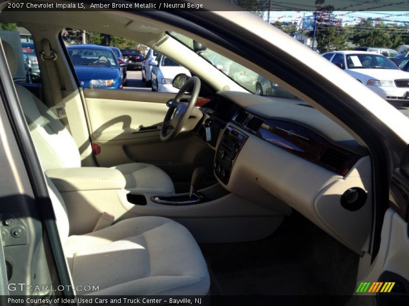 Amber Bronze Metallic / Neutral Beige 2007 Chevrolet Impala LS