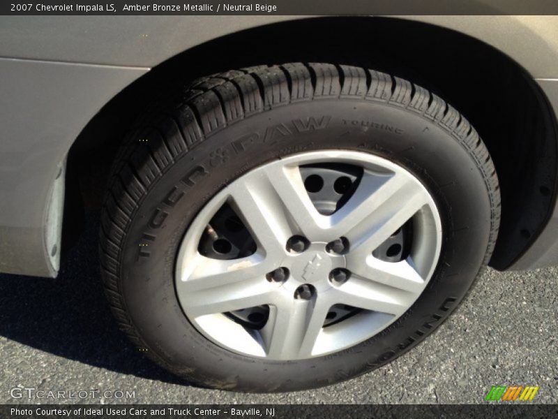Amber Bronze Metallic / Neutral Beige 2007 Chevrolet Impala LS