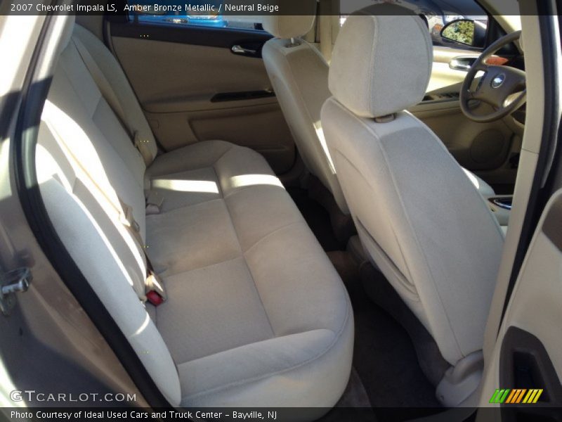 Amber Bronze Metallic / Neutral Beige 2007 Chevrolet Impala LS