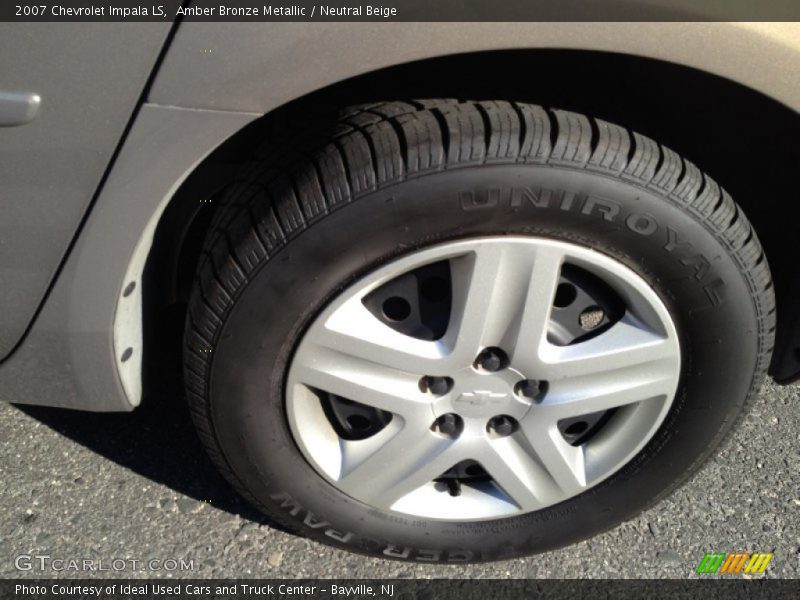 Amber Bronze Metallic / Neutral Beige 2007 Chevrolet Impala LS