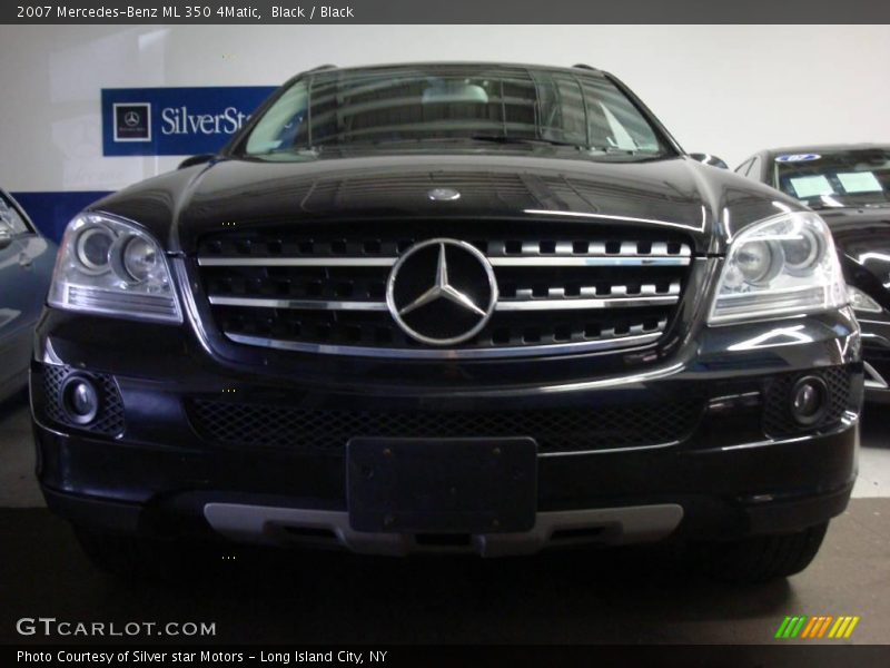 Black / Black 2007 Mercedes-Benz ML 350 4Matic