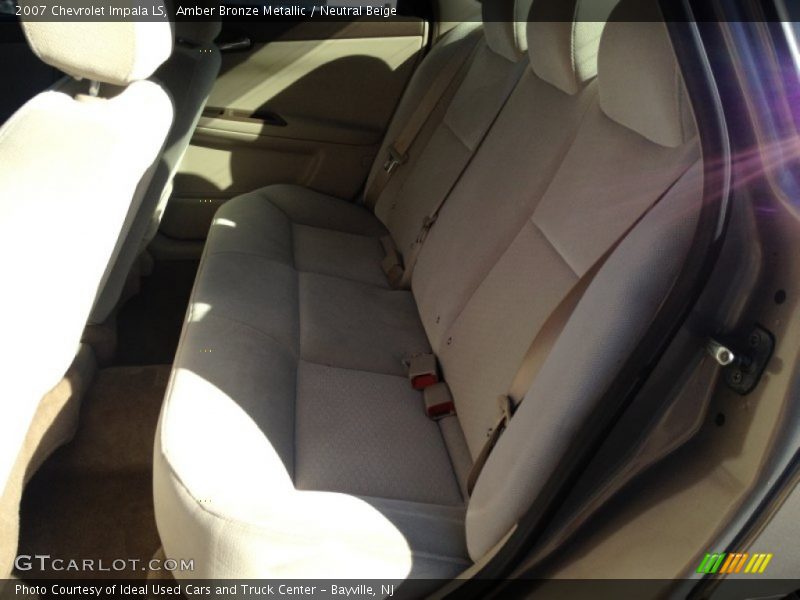 Amber Bronze Metallic / Neutral Beige 2007 Chevrolet Impala LS
