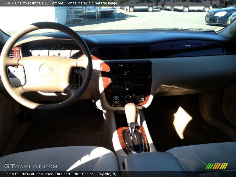 Amber Bronze Metallic / Neutral Beige 2007 Chevrolet Impala LS