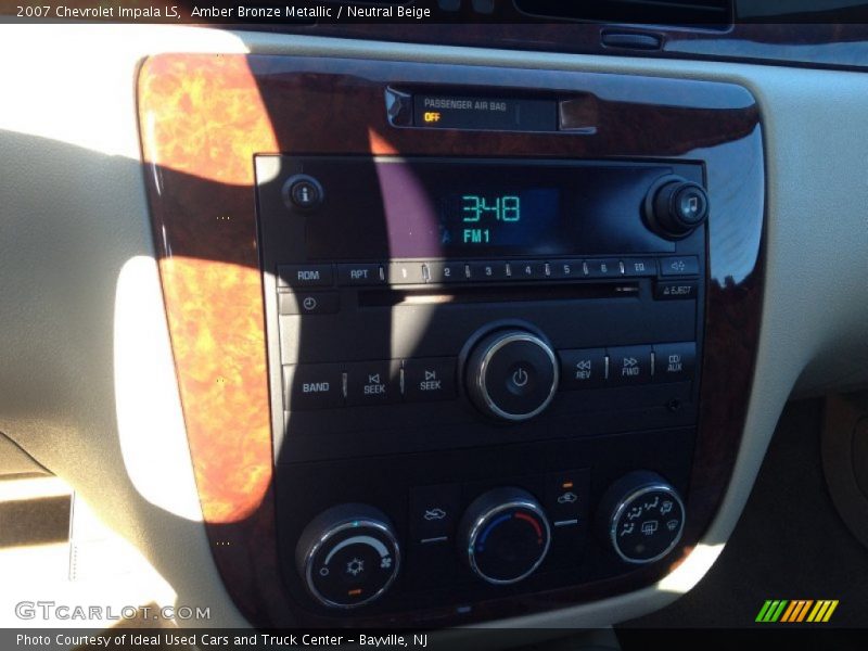 Amber Bronze Metallic / Neutral Beige 2007 Chevrolet Impala LS