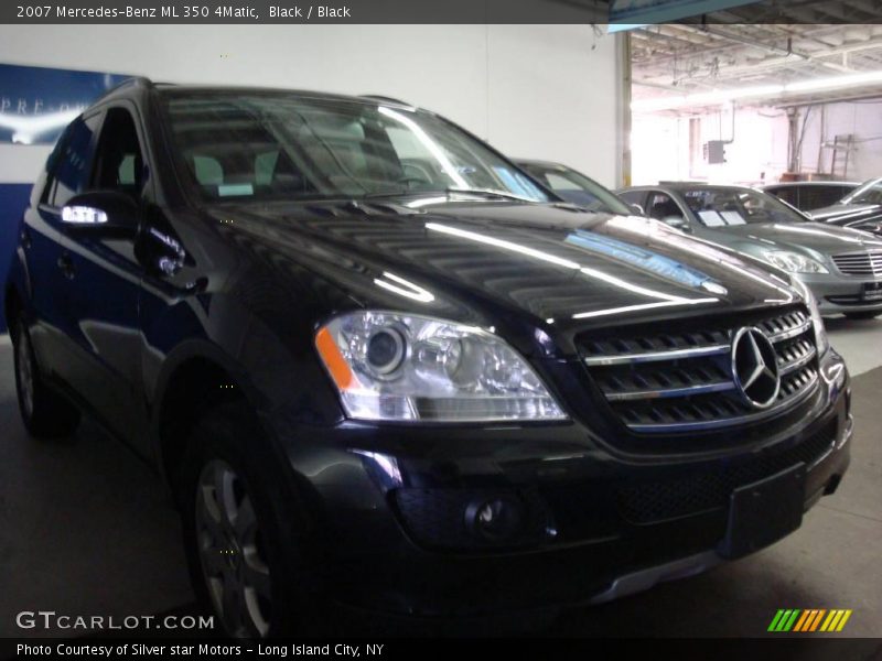 Black / Black 2007 Mercedes-Benz ML 350 4Matic