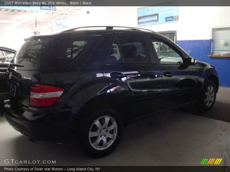 Black / Black 2007 Mercedes-Benz ML 350 4Matic