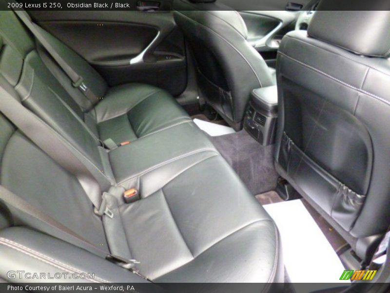Obsidian Black / Black 2009 Lexus IS 250
