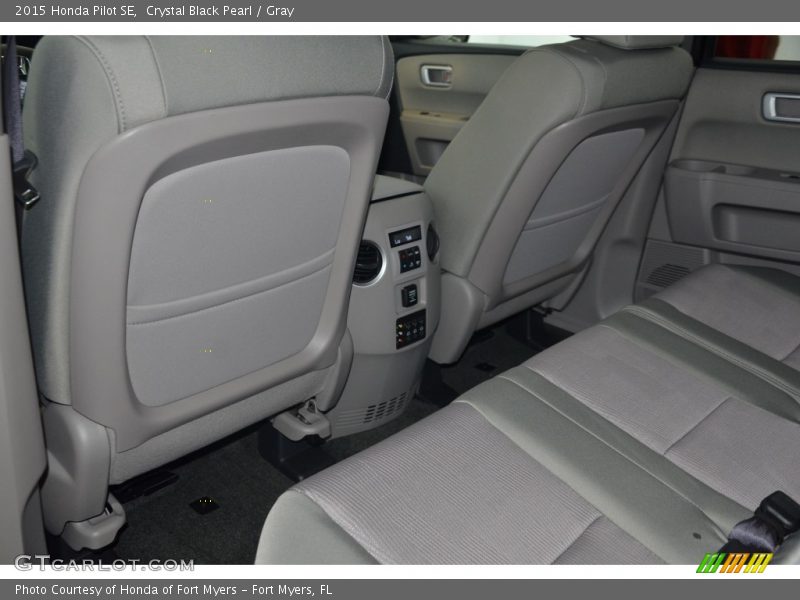 Crystal Black Pearl / Gray 2015 Honda Pilot SE
